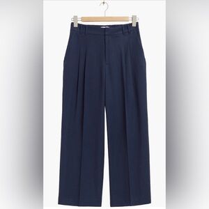 & Other Stories Pleated Ankle Trousers